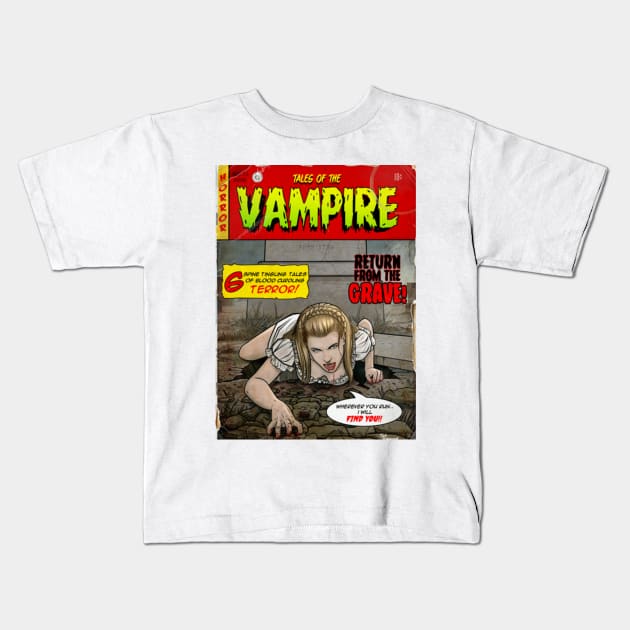 Tales of the Vampire. Kids T-Shirt by ted1air